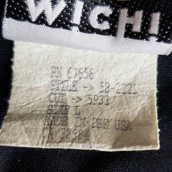 Michi by boule de neige womens large vintage PU high waisted shiny black pants - Picture 10 of 14